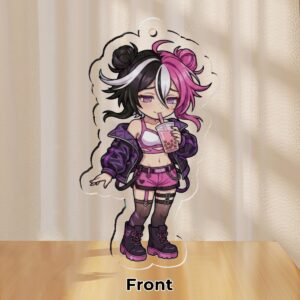 Alternative view of CHIBI GACHA BUBBLE TEA ☆CLEAR ACRYLIC KEYCHAIN☆「Season 1」