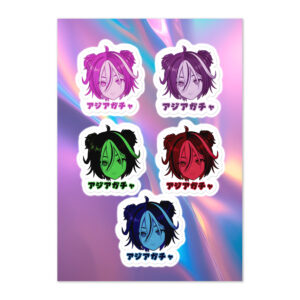 ♡ASIA GACHA DOLL FACE STICKER SHEET♡