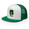 GACHA GREEN DOLL FACE TRUCKER CAP PRINTED